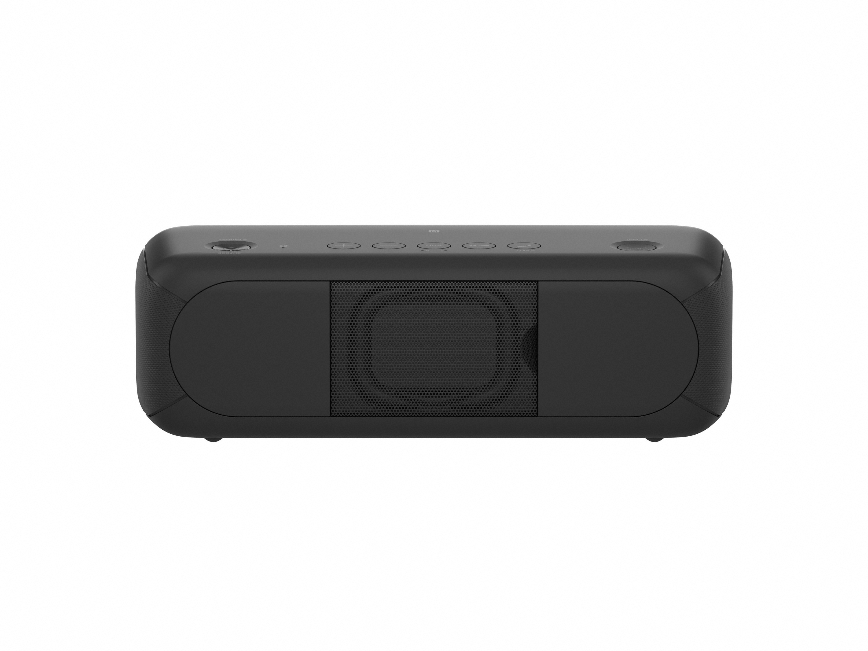 SONY SRS-XB30 Wireless Party Chain Bluetooth Lautsprecher, Schwarz, Wasserfest