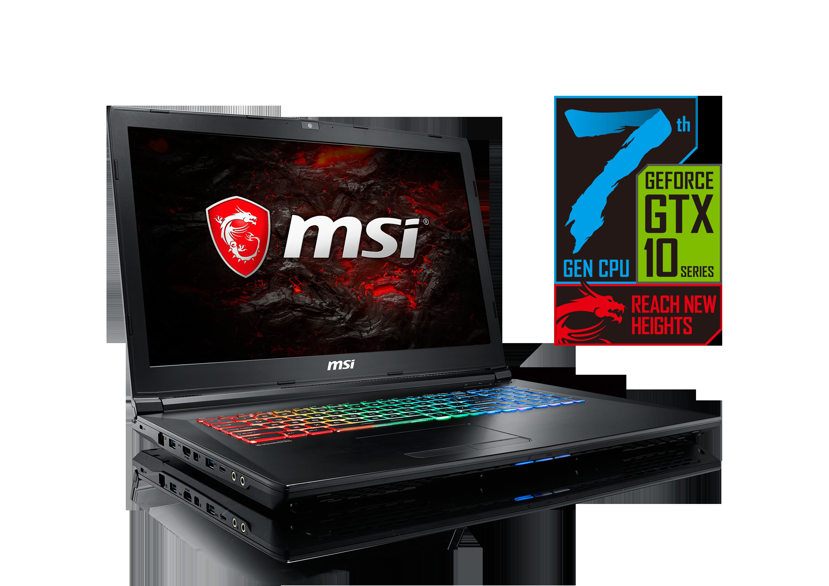 MSI GP72 7REX-438DE Leopard Pro - 17,3 Zoll - Intel® Core™ i7 i7-7700HQ - 16 GB - 1 TB - NVIDIA GeForce® GTX 1050 Ti - Windows 10 Home (64 Bit)