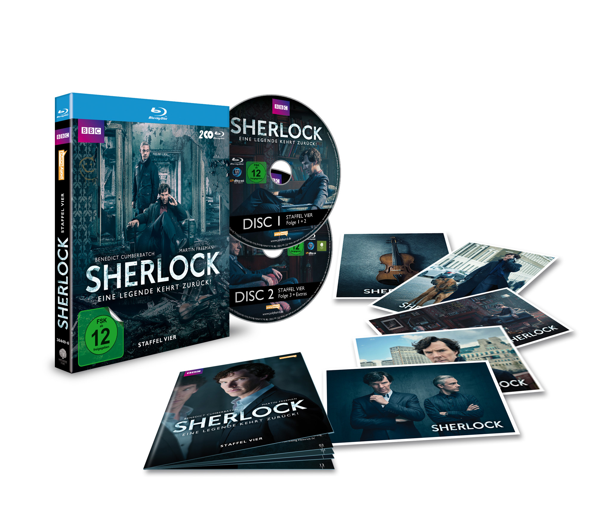 Sherlock – Staffel 4 (Exklusive Edition mit Postkartenset - limitert) DVD