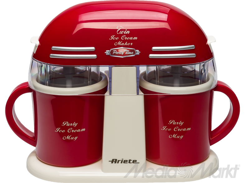 ARIETE 631-PARTY TIME TWIN ICE retro fagylaltkészítő