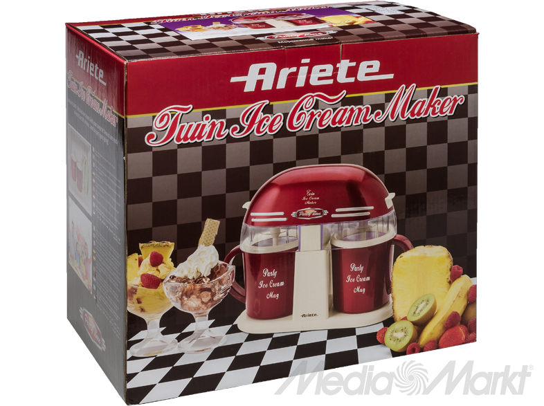 ARIETE 631-PARTY TIME TWIN ICE retro fagylaltkészítő