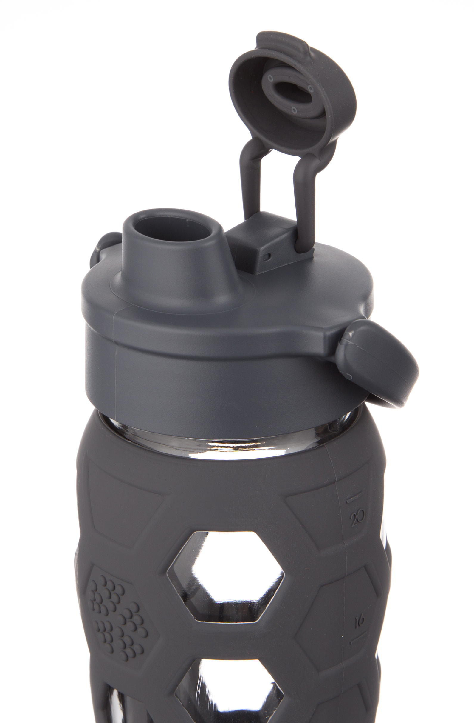 LIFEFACTORY Flip Top Cap Ersatzdeckel Grau
