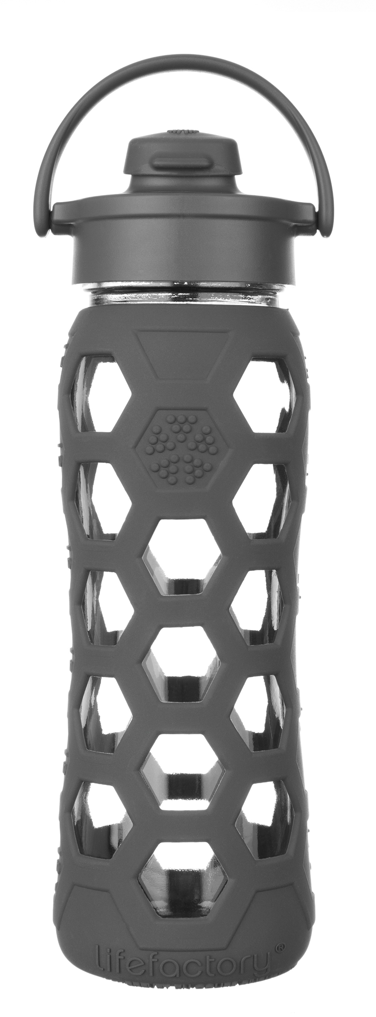 LIFEFACTORY Flip Top Cap Ersatzdeckel Grau