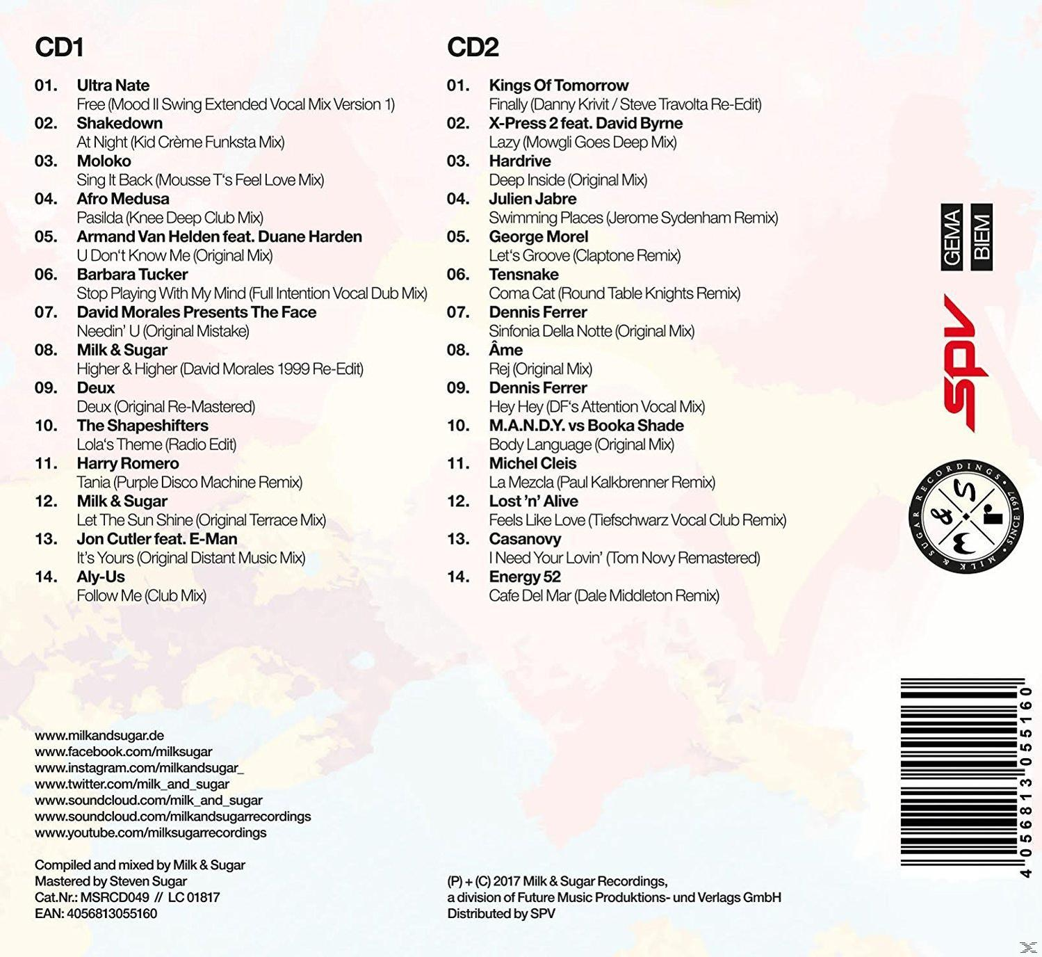 CD-Cover mit Tracklisten für CD1 und CD2. Die Logos von SPV und GEMA sind sichtbar.
