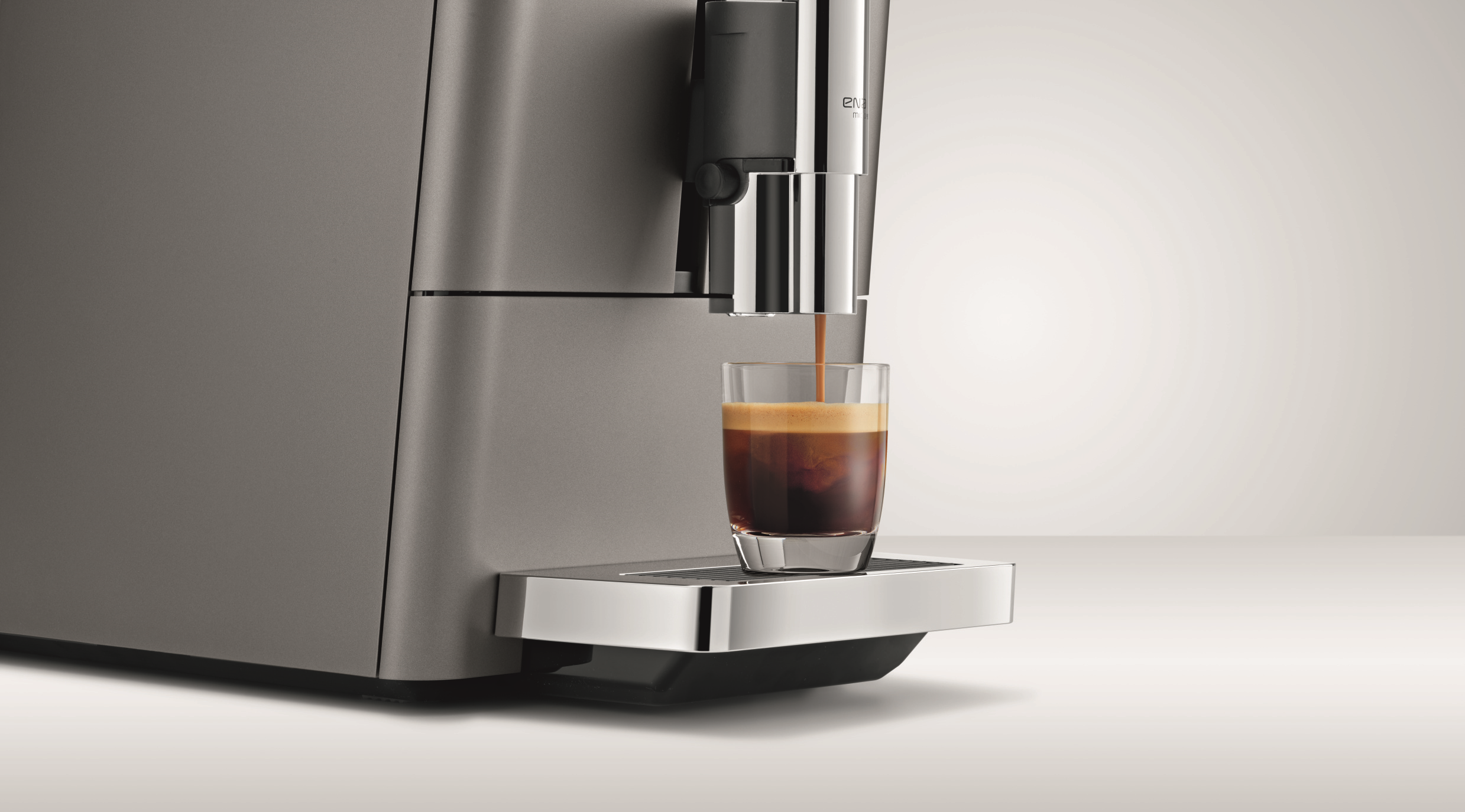 JURA ENA Micro 90 Kaffeevollautomat Dark Inox