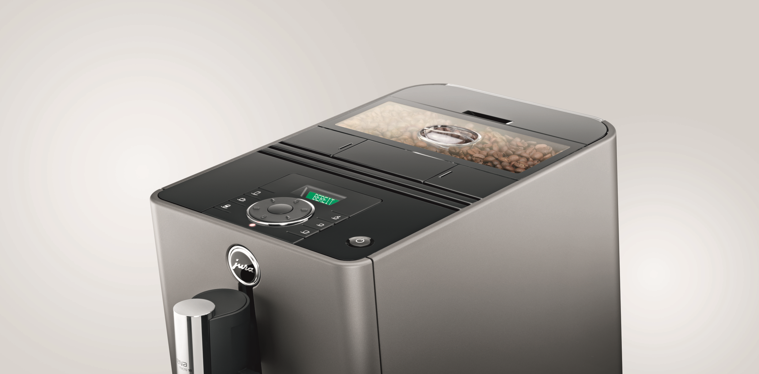 JURA ENA Micro 90 Kaffeevollautomat Dark Inox