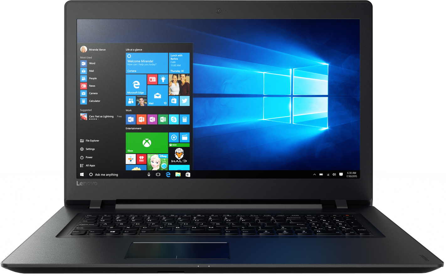 LENOVO Laptop IdeaPad 110-17IKB Intel Core i5-7200U (80VK004JMB)