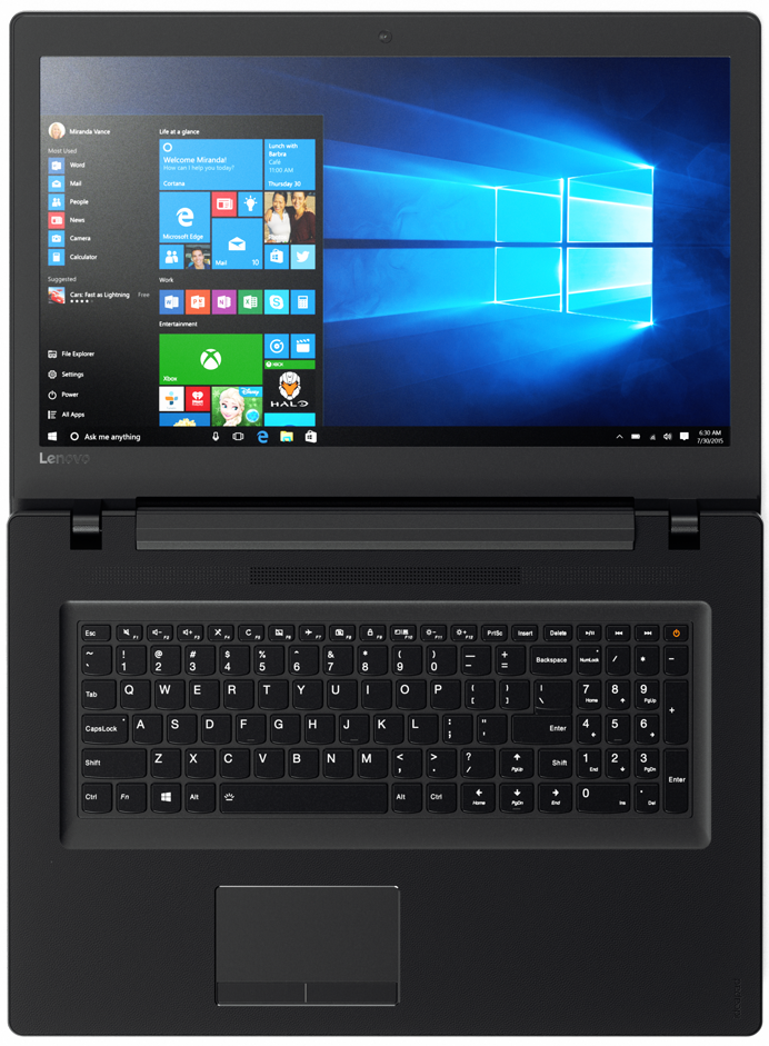 LENOVO Laptop IdeaPad 110-17IKB Intel Core i5-7200U (80VK004JMB)