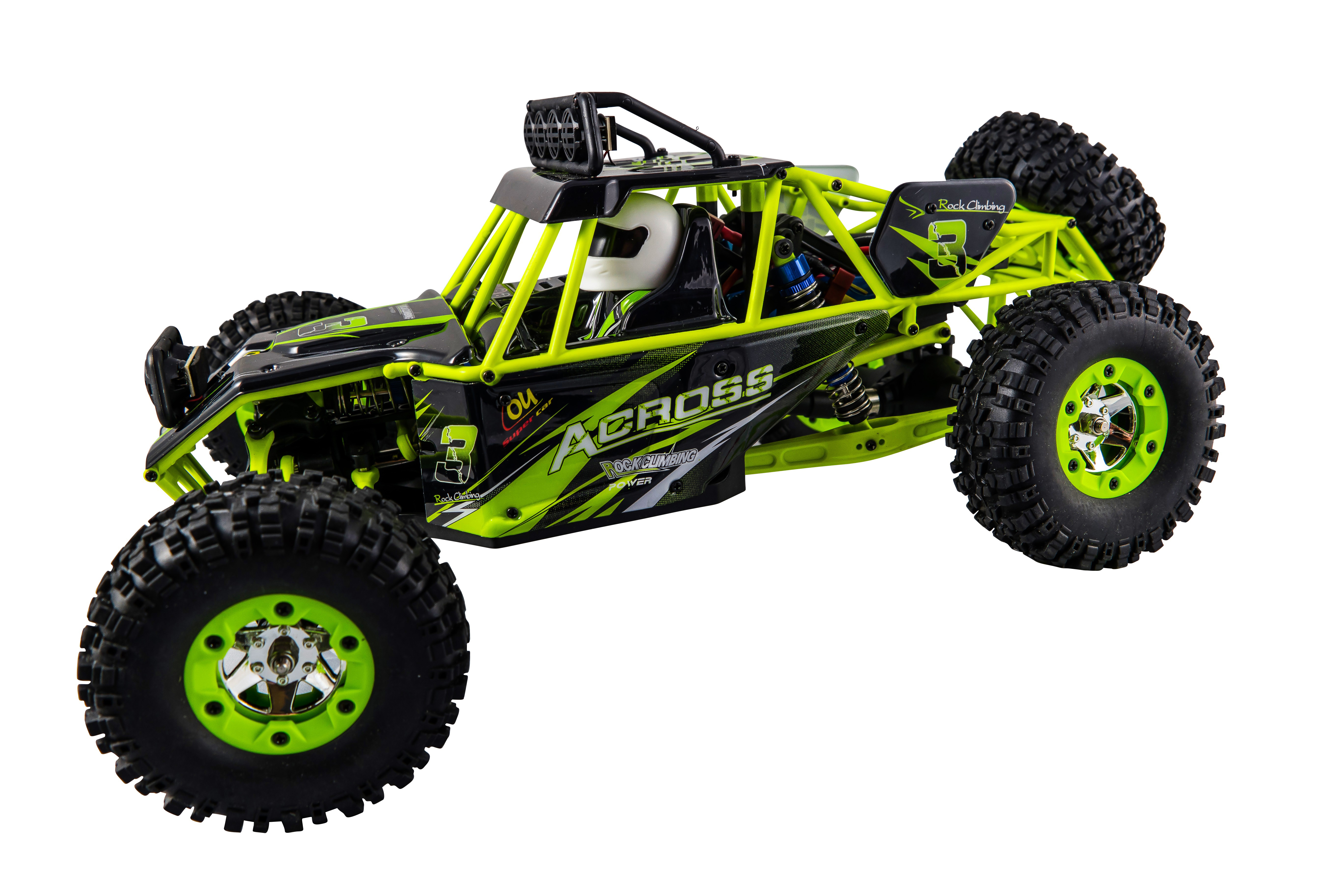 MONSTERTRONIC Across 1:10 ferngesteuerter Monstertruck, Gelb/Schwarz