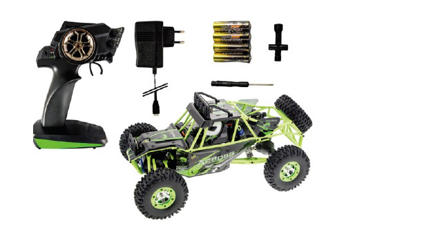 MONSTERTRONIC Across 1:10 ferngesteuerter Monstertruck, Gelb/Schwarz