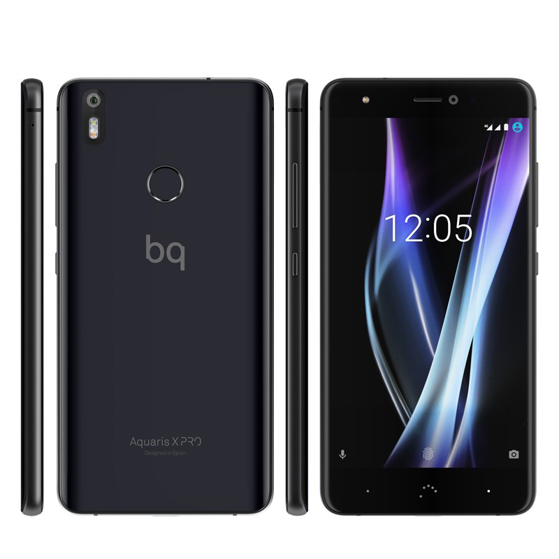 BQ Aquaris X Pro 64 GB Schwarz Dual SIM