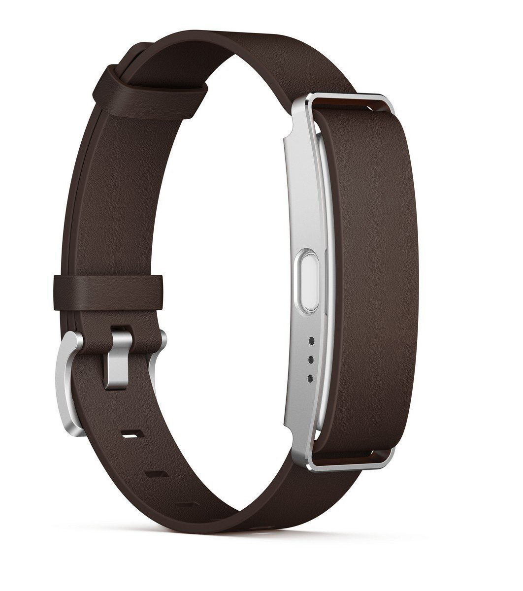 SONY SWR 10 Smartband Echtleder, 250 mm, Braun