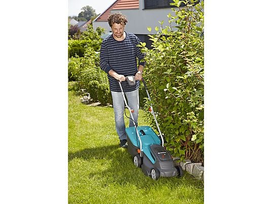 GARDENA PowerMax™ Li-40/32 ohne Akku - Akku-Rasenmäher (Schnittbreite: 320 mm) Schwarz/Türkis