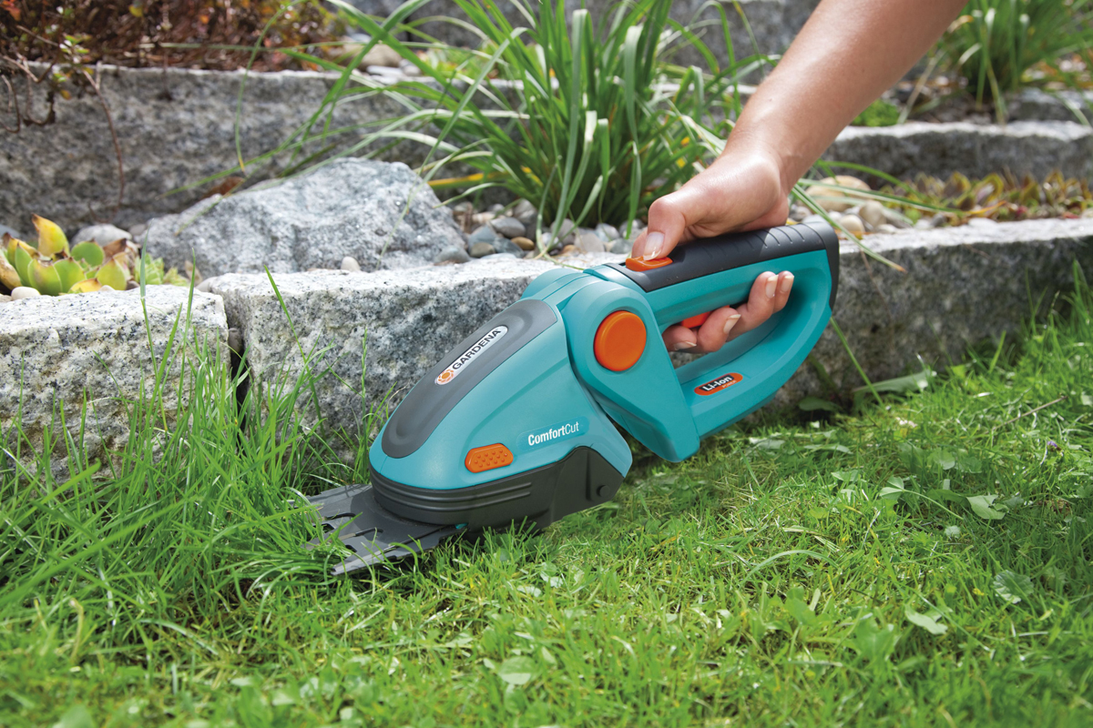 GARDENA 8897-20 ComfortCut Akku-Gras- und Strauchschere