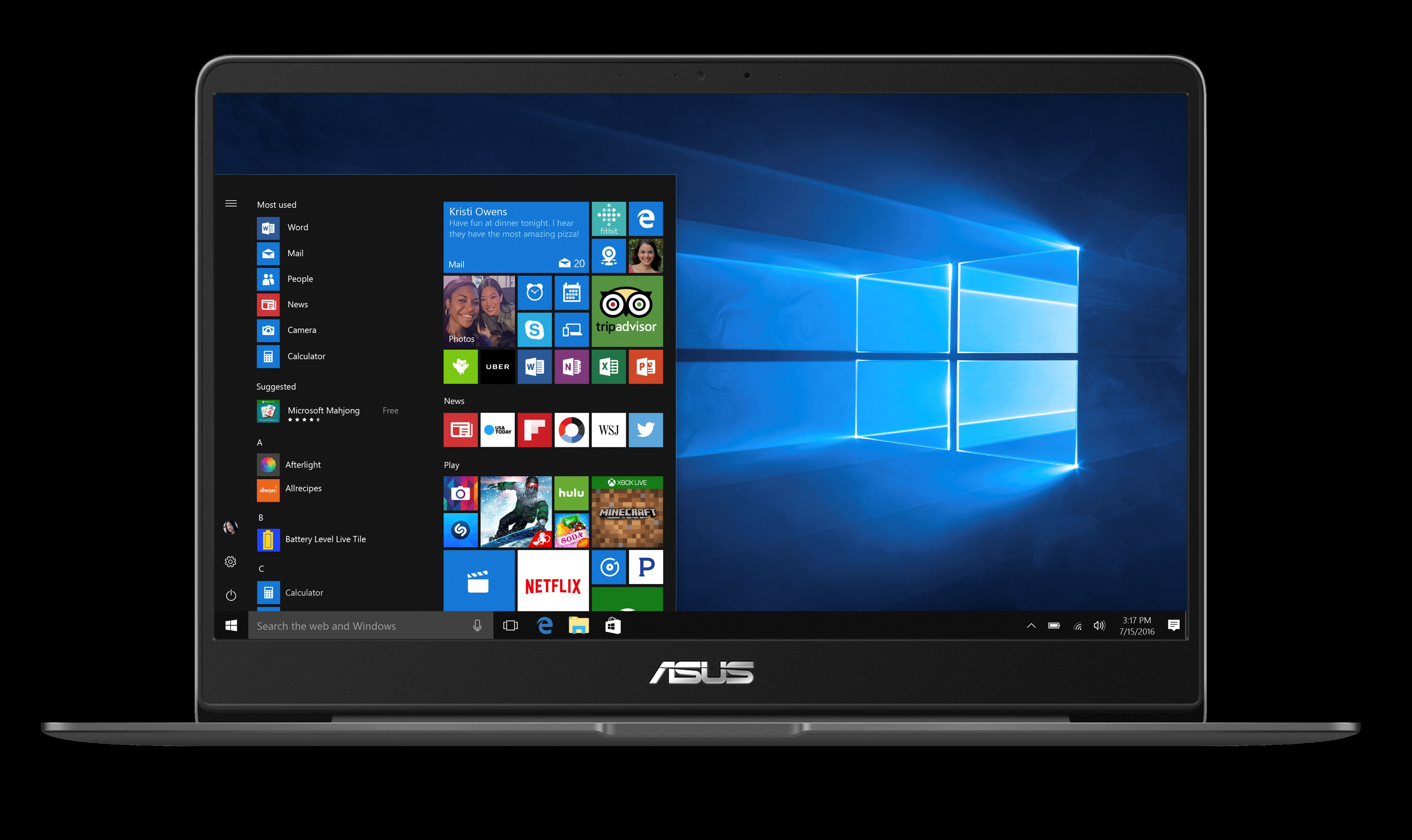 ASUS UX3430UA-GV010T - 14 Zoll - Intel® Core™ i7 i7-7500U - 16 GB - 256 GB - Intel® HD 620 - Windows 10 Home (64 Bit)