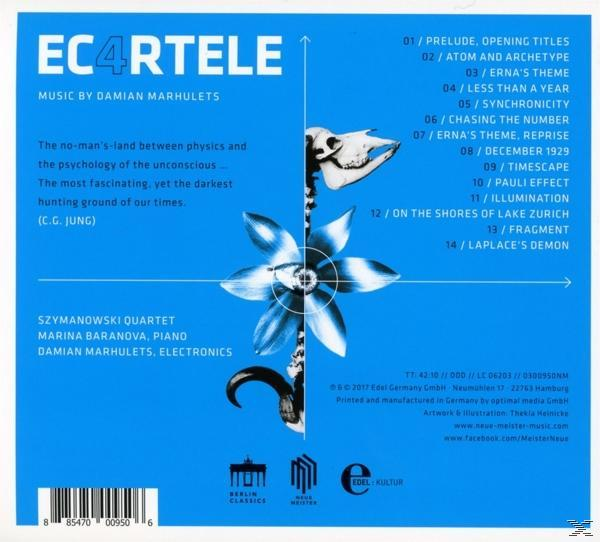 M. Baranova, D. Marhulets, Szymanowski Quartet - Ecartele  - (CD)