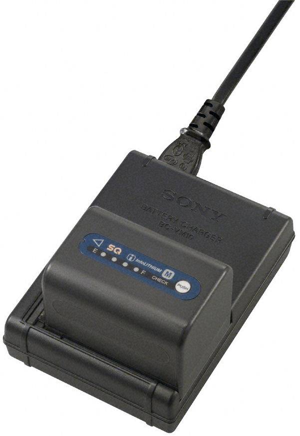 SONY BC-VM10, Ladegerät, Schwarz