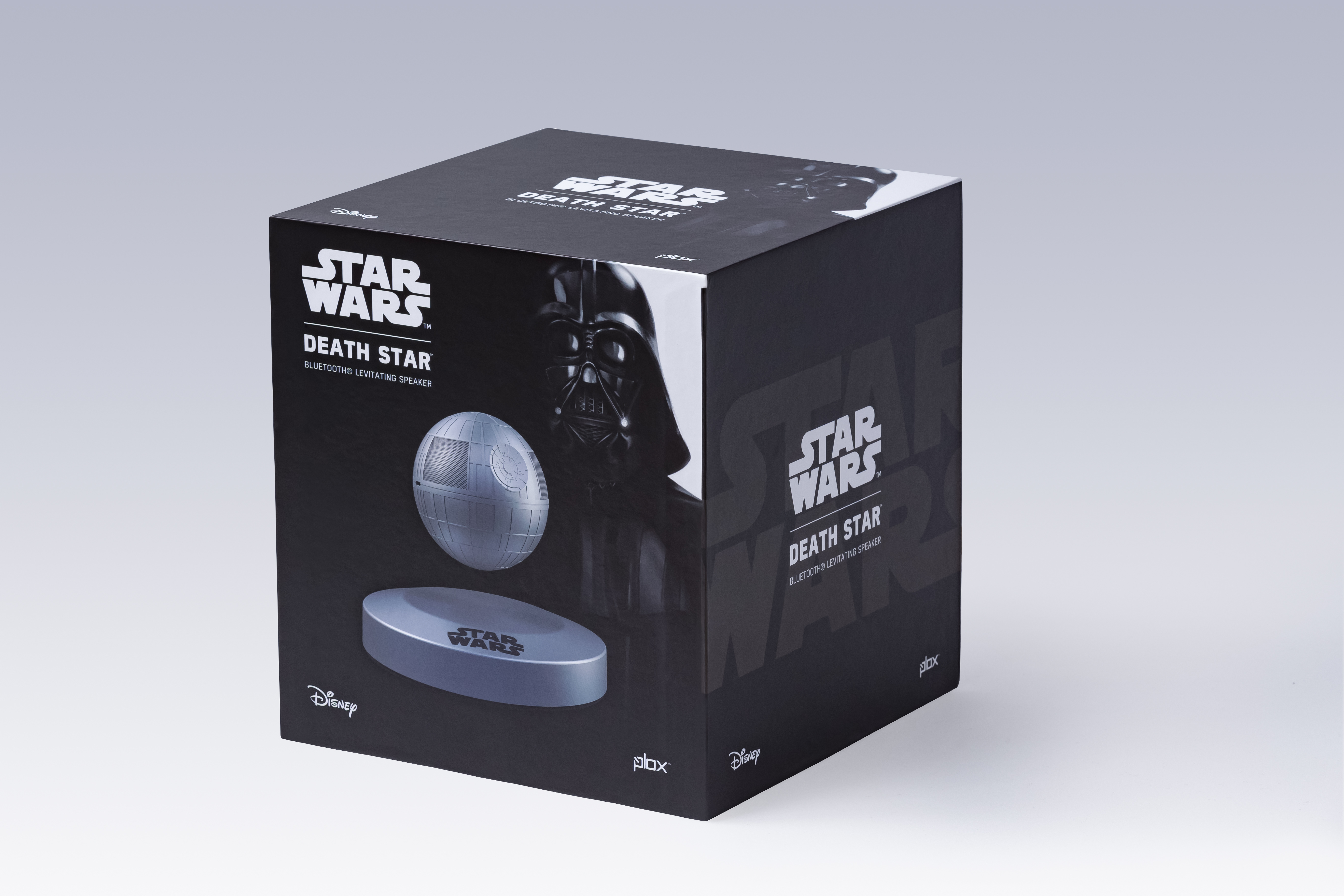 PLOX Star Wars Todesstern Schwebender Bluetooth Lautsprecher, Silber/Grau