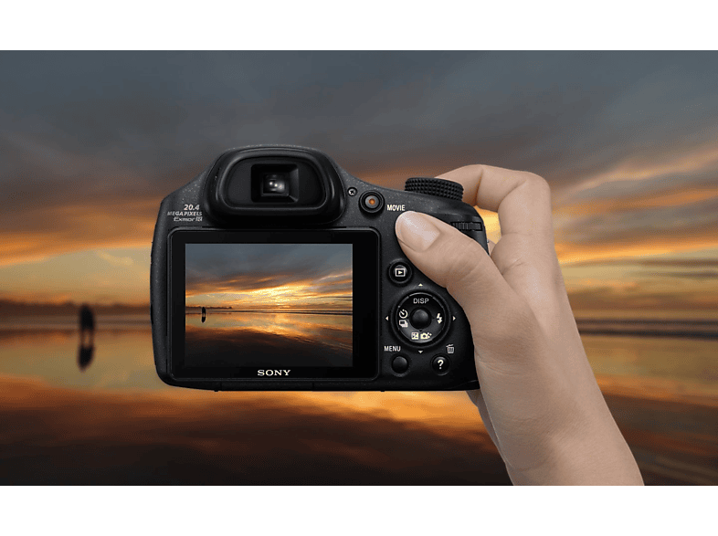 SONY CyberShot DSC-HX 350B digitális fényképezőgép fekete