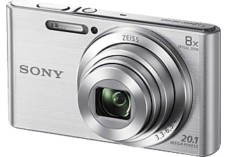 SONY Digitalkamera DSC-W830 SDI Bundle inkl. 8GB SD Karte und Fototasche, silber
