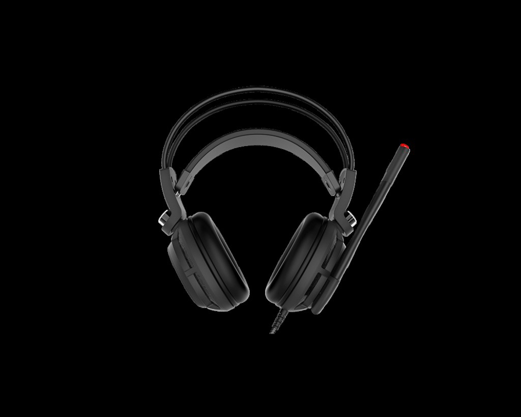 MSI 956-B907-102 Gaming Pack Bundle Gaming Maus + Gaming Headset, Schwarz/Rot