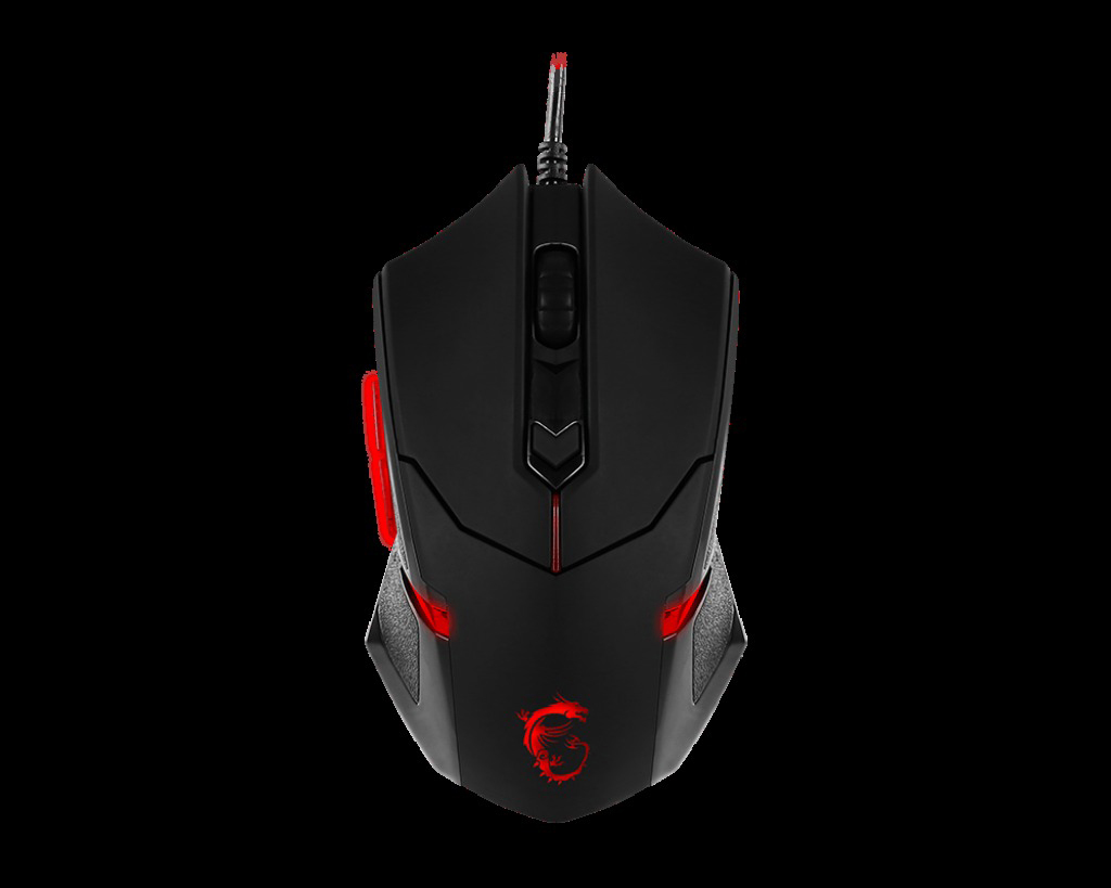 MSI 956-B907-102 Gaming Pack Bundle Gaming Maus + Gaming Headset, Schwarz/Rot