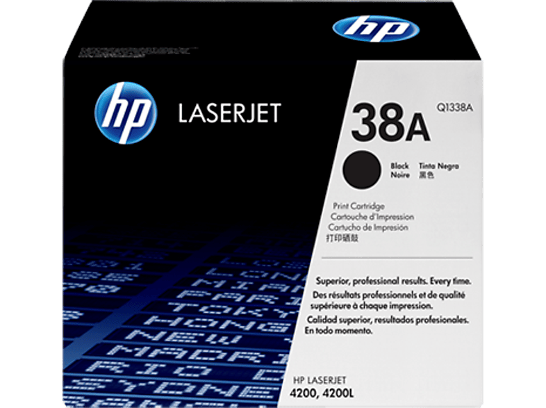 HP HEWLETT PACKARD 38 Zwart (Q1338A)