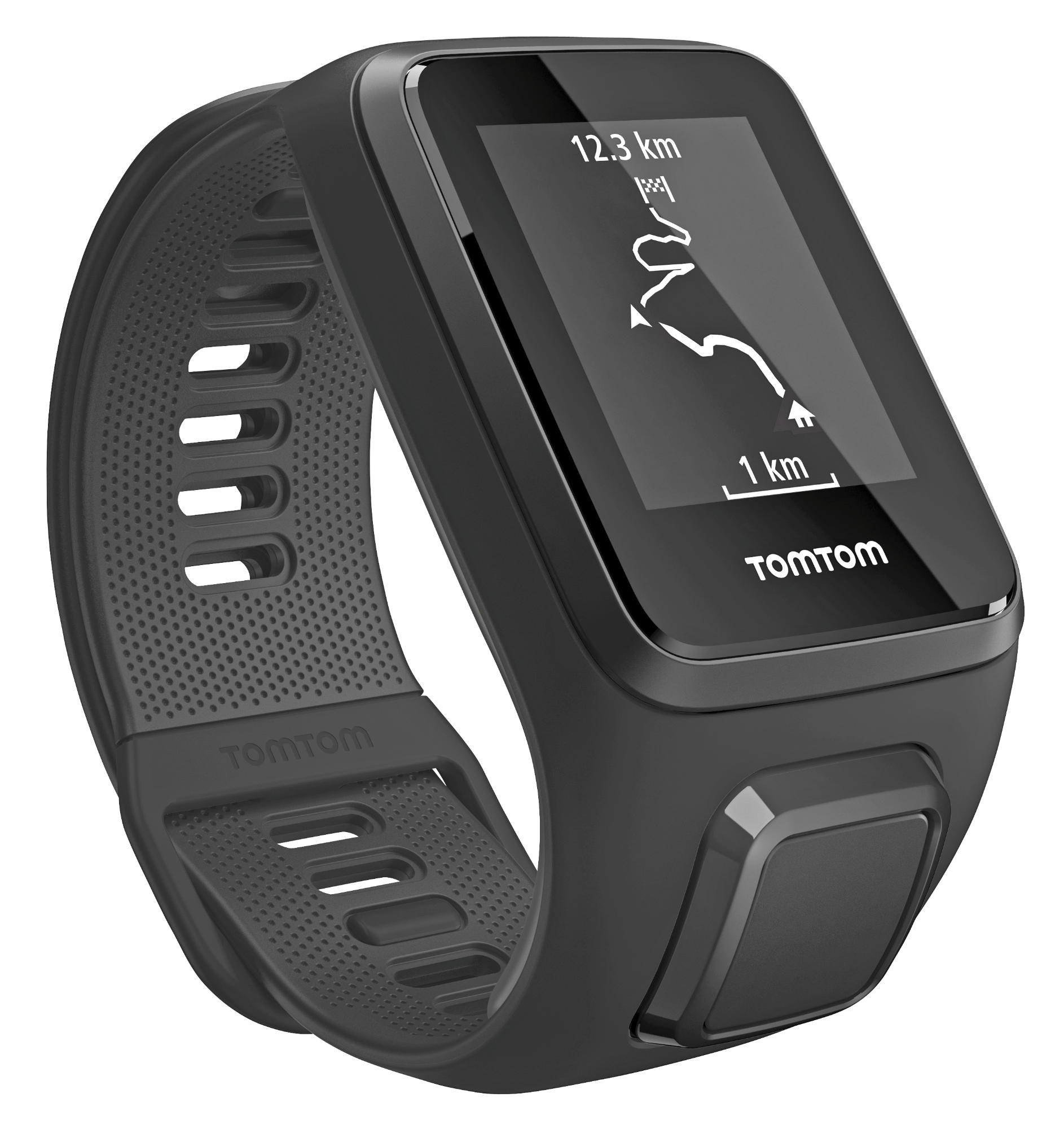 TOMTOM Spark 3 Cardio (Large), Fitness Tracker, L (143-206 mm), Schwarz