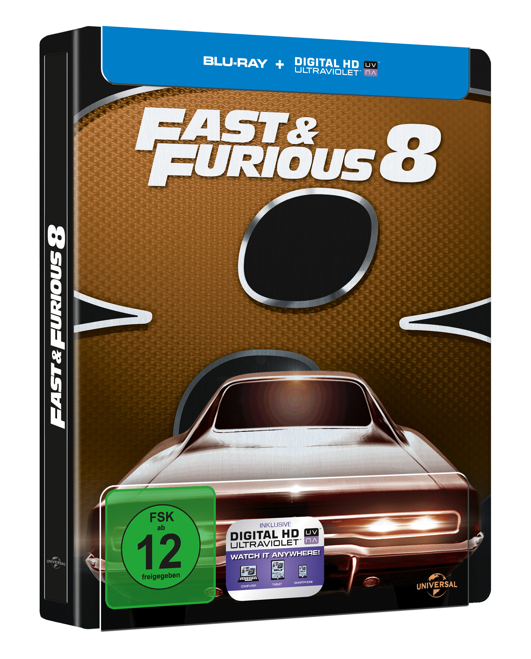 Fast & Furious 8 Steelbook exklusiv Blu-ray