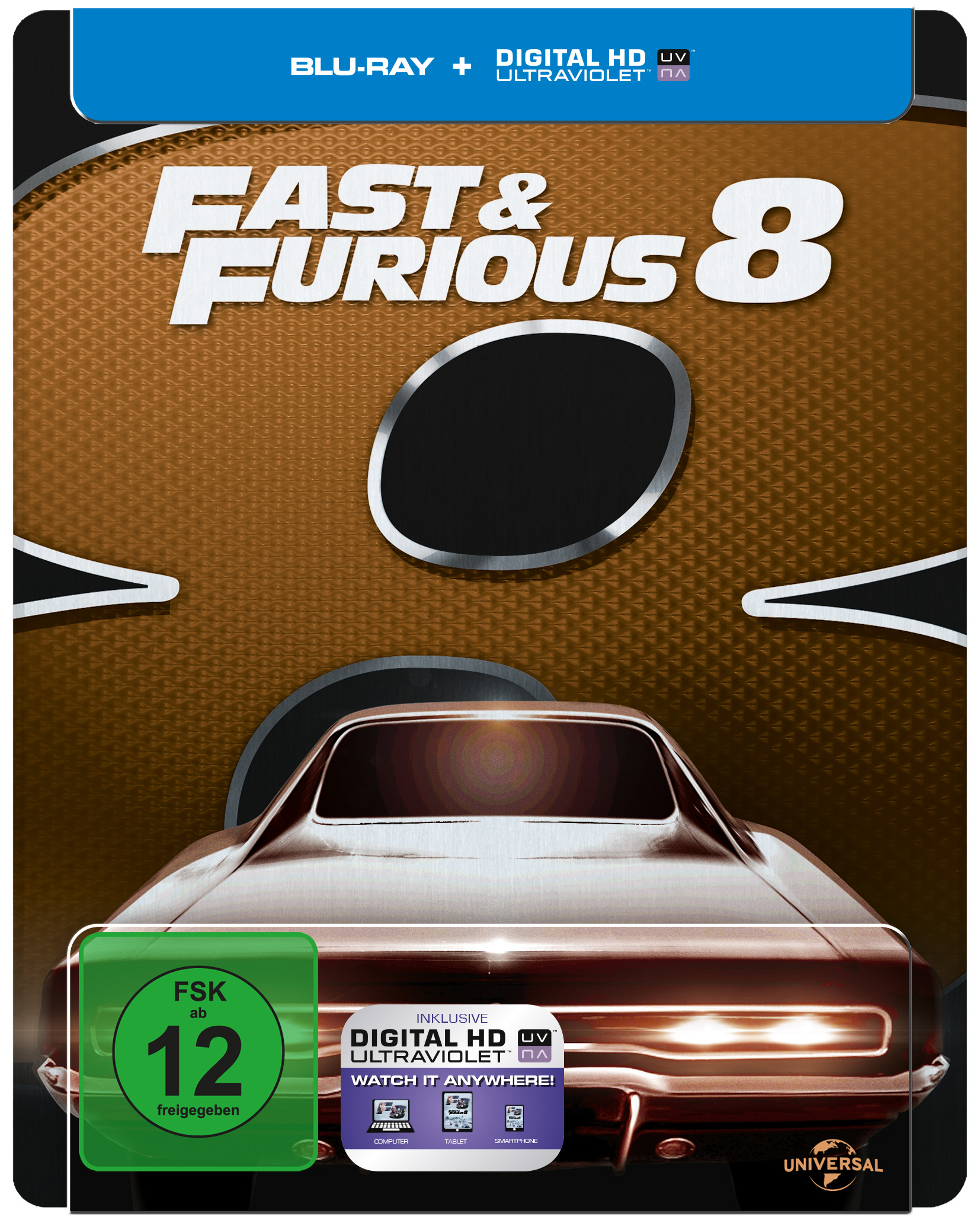 Fast & Furious 8 Steelbook exklusiv Blu-ray