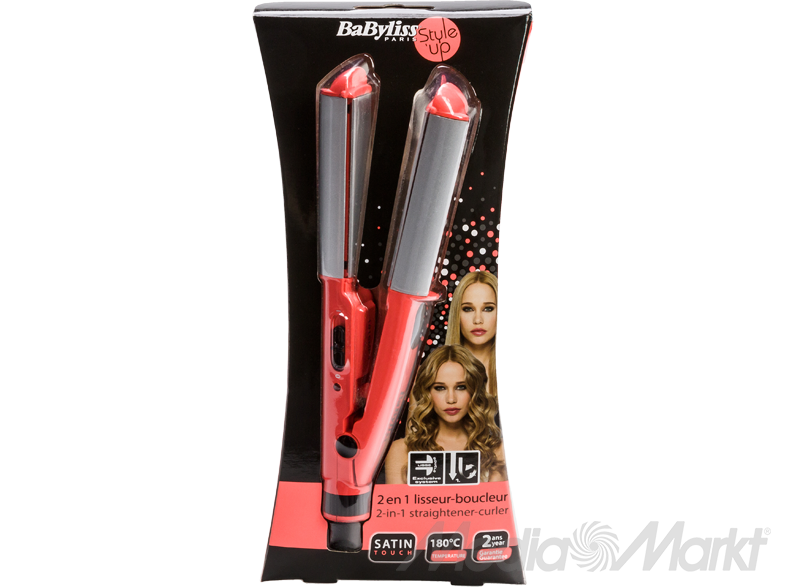 BABYLISS H110E Mini hajvasaló és göndörítő 2in1 - lazac