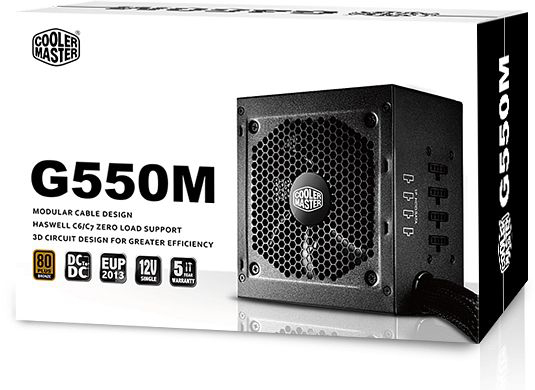 COOLER MASTER RS-550-AMAAB1-EU G550M 550W GM SERIE Netzteil