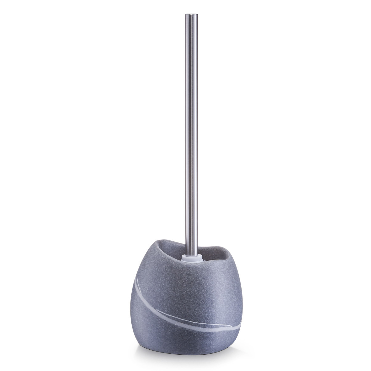 ZELLER 18304 Steinoptik WC-Garnitur Anthrazit