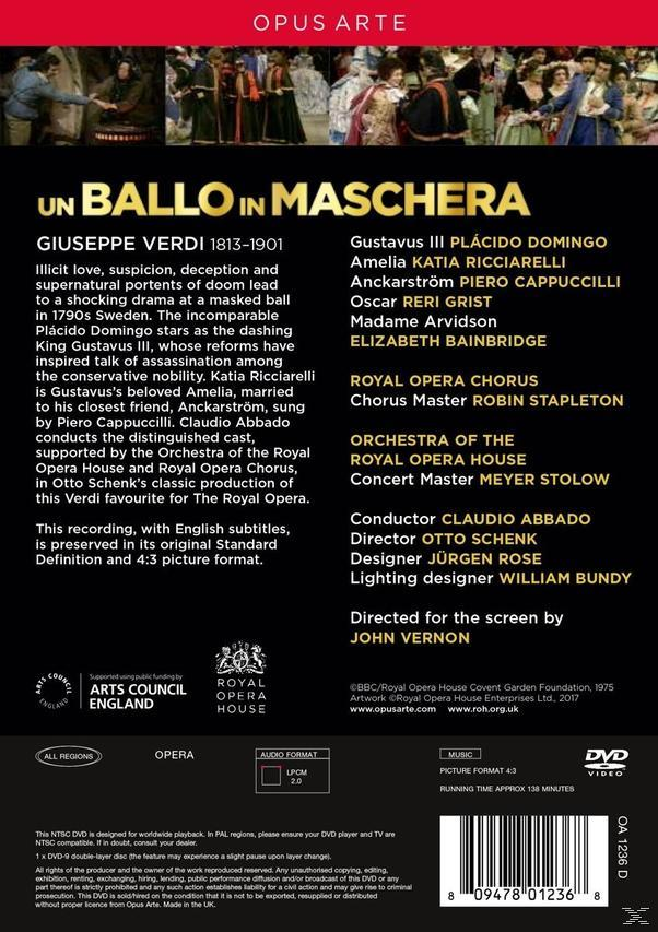 (DVD) Ballo in Verdi: Un Maschera -