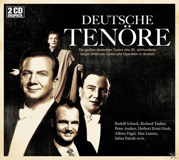 CD-Cover mit einer Gruppe deutscher Tenöre. Text auf Deutsch.