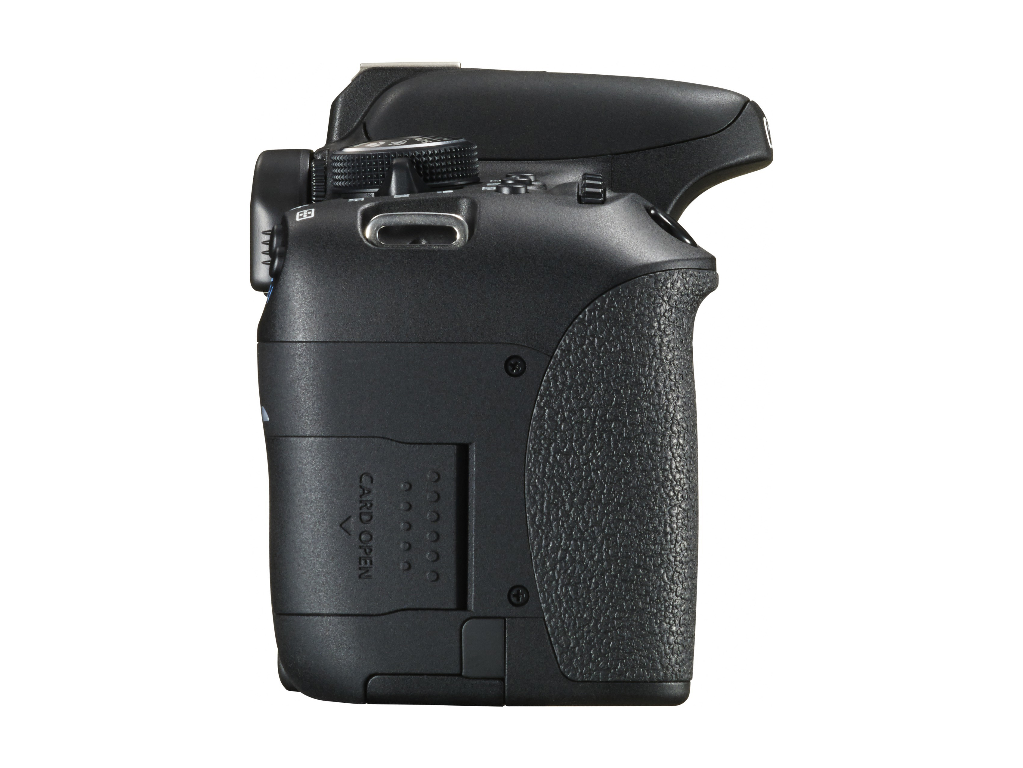CANON EOS 750D Kit DFIN III Spiegelreflexkamera, 24,2 Megapixel, 18-55 mm Objektiv (EF-S), Touchscreen Display, WLAN, Schwarz