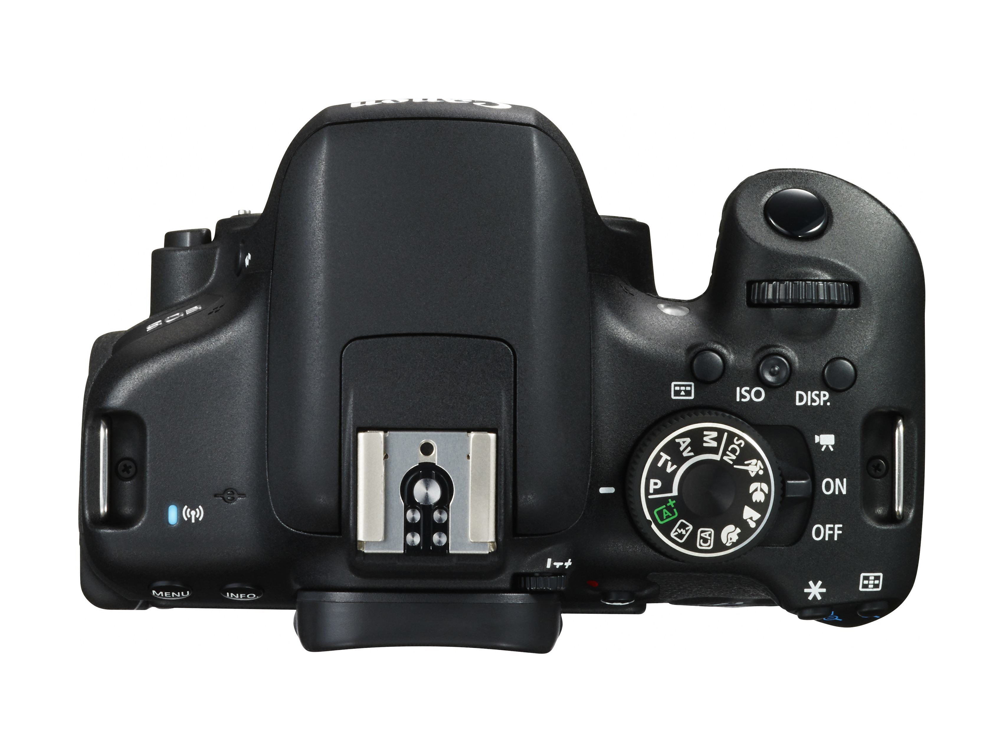 CANON EOS 750D Kit DFIN III Spiegelreflexkamera, 24,2 Megapixel, 18-55 mm Objektiv (EF-S), Touchscreen Display, WLAN, Schwarz