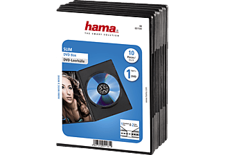 HAMA DVD slim box 10-pack zwart