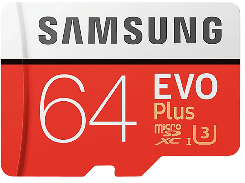SAMSUNG Geheugenkaart microSDXC EVO Plus 64 GB (MB-MC64GA/EU)
