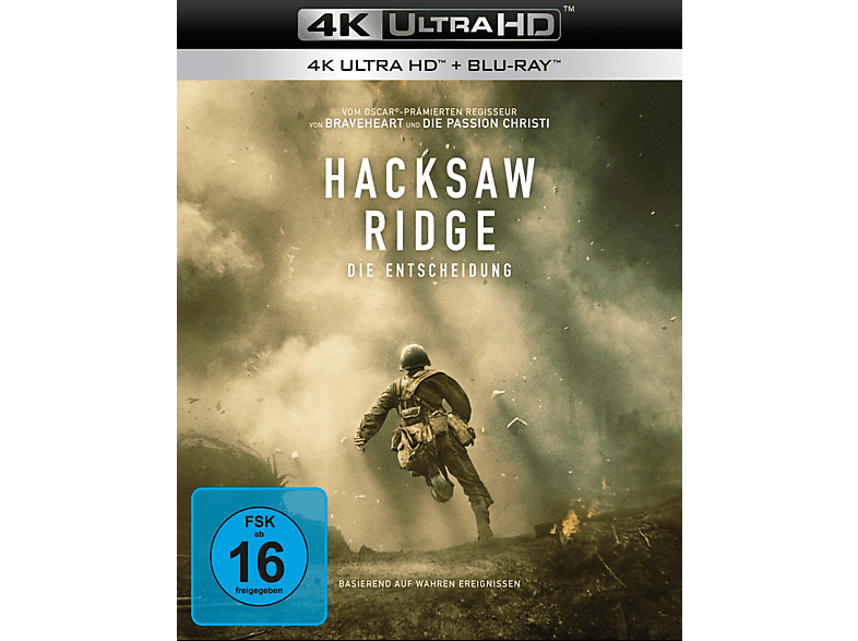 Hacksaw Ridge - Die Entscheidung 4K Ultra HD Blu-ray + Blu-ray