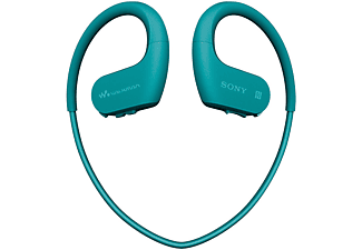 SONY NW-WS623 - Bluetooth Kopfhörer mit internem Speicher (4 GB, Blau)