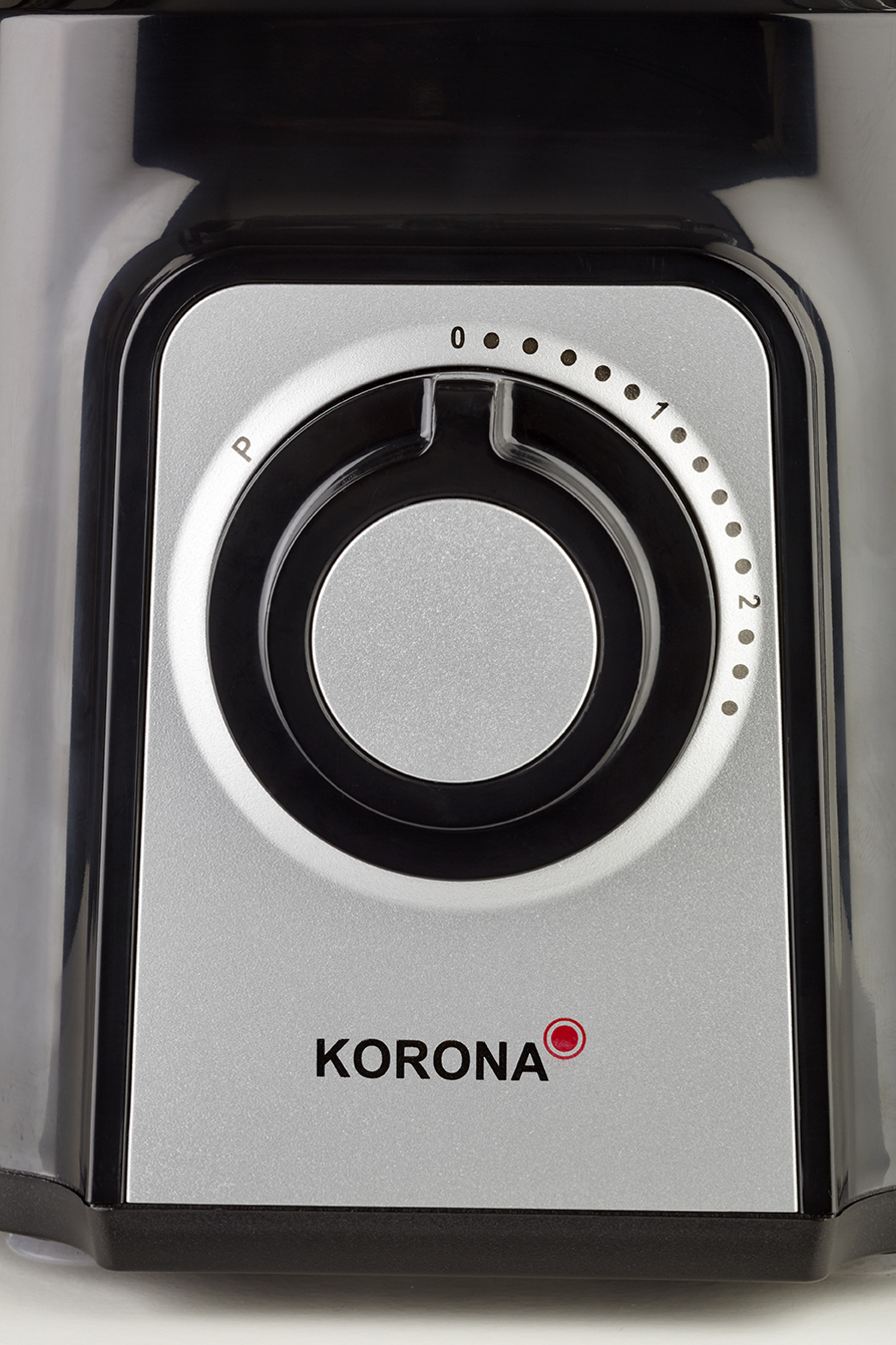 KORONA 24030 Standmixer Schwarz/Silber  (500 Watt, 1.5 l)