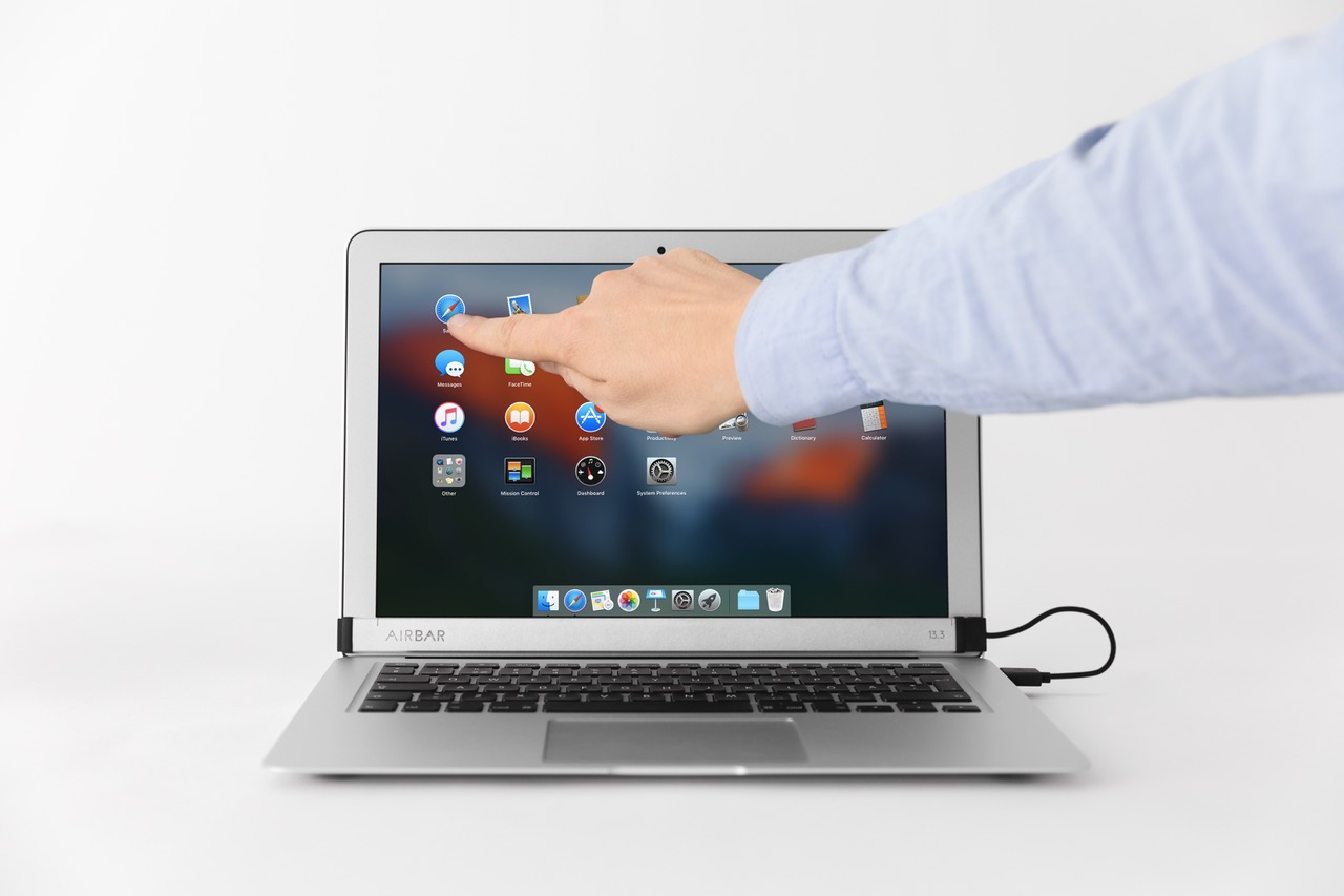 NEONODE AirBar, Apple, MacBook Air 13.3 Zoll, Weiß