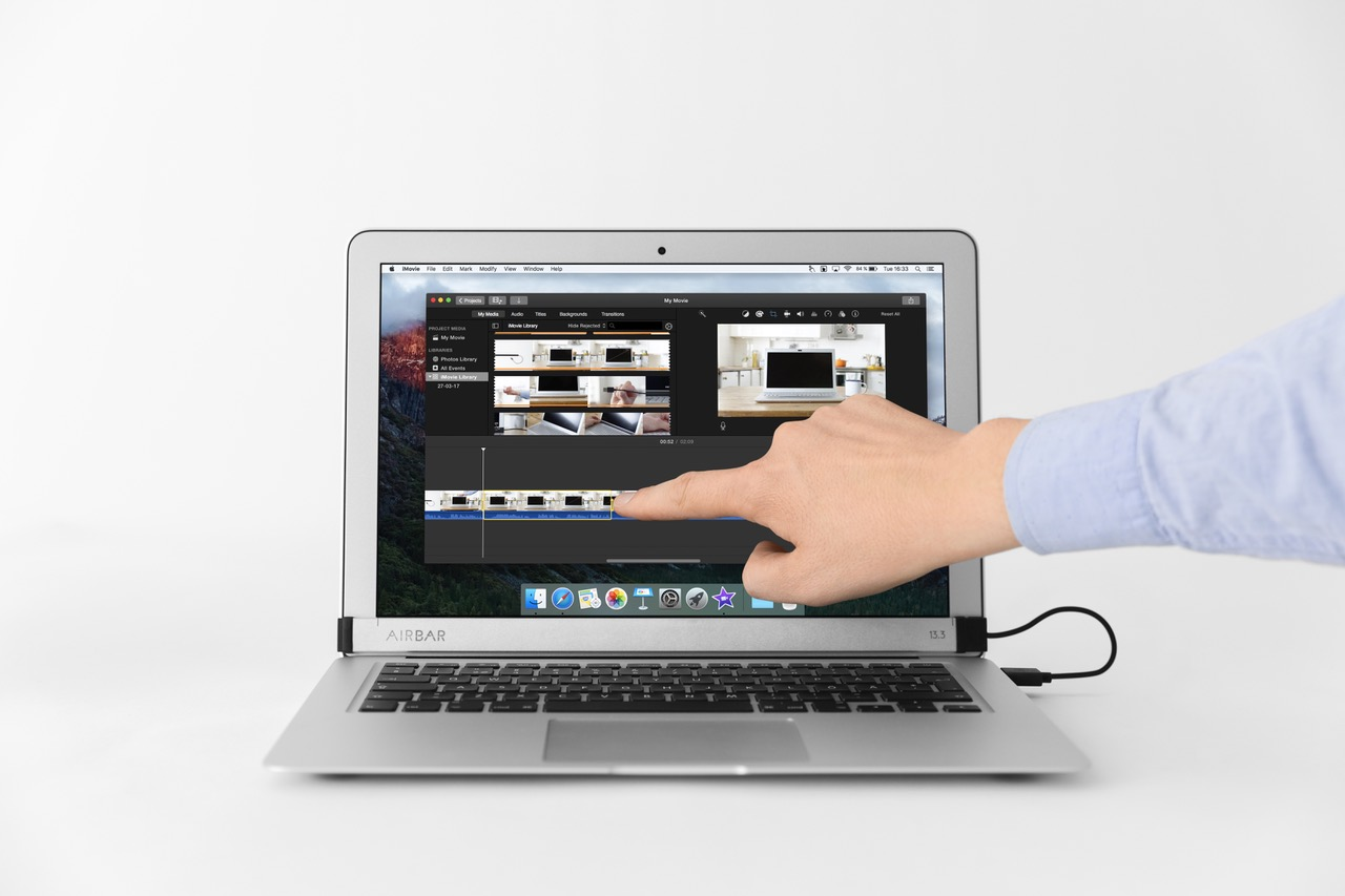 NEONODE AirBar, Apple, MacBook Air 13.3 Zoll, Weiß