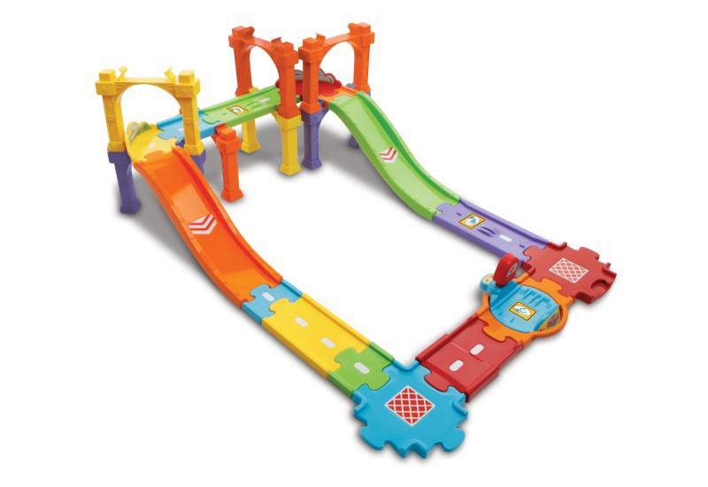 VTECH Tut Tut Baby Flitzer - Straßen- und Brückenset groß Flitzer-Straßen und Brückenset, Mehrfarbig