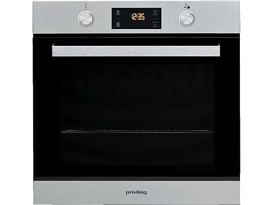 PRIVILEG PBWR6 OP8V2 IN Pyrolyse Backofen (71 l, Silber, 595 mm breit, A+)