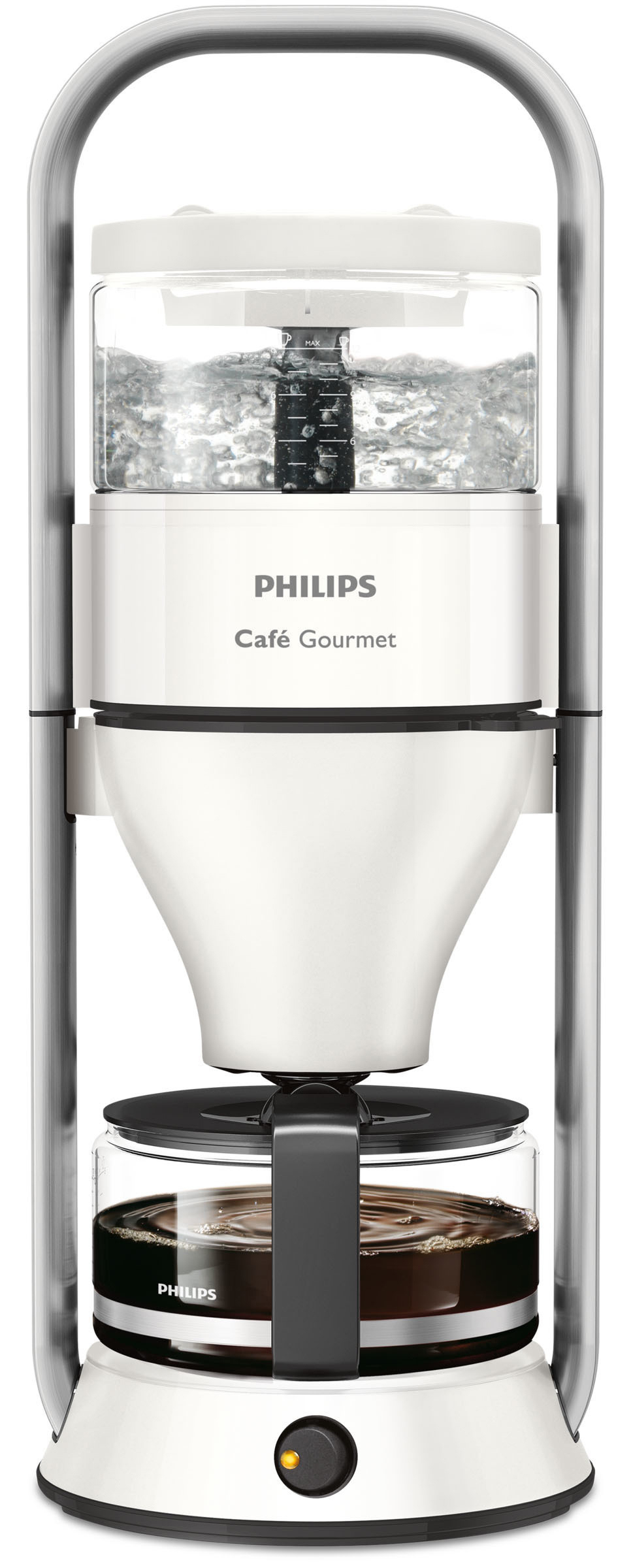 PHILIPS HD 5408/10 Cafe Gourmet Kaffeemaschine Weiß/Silber