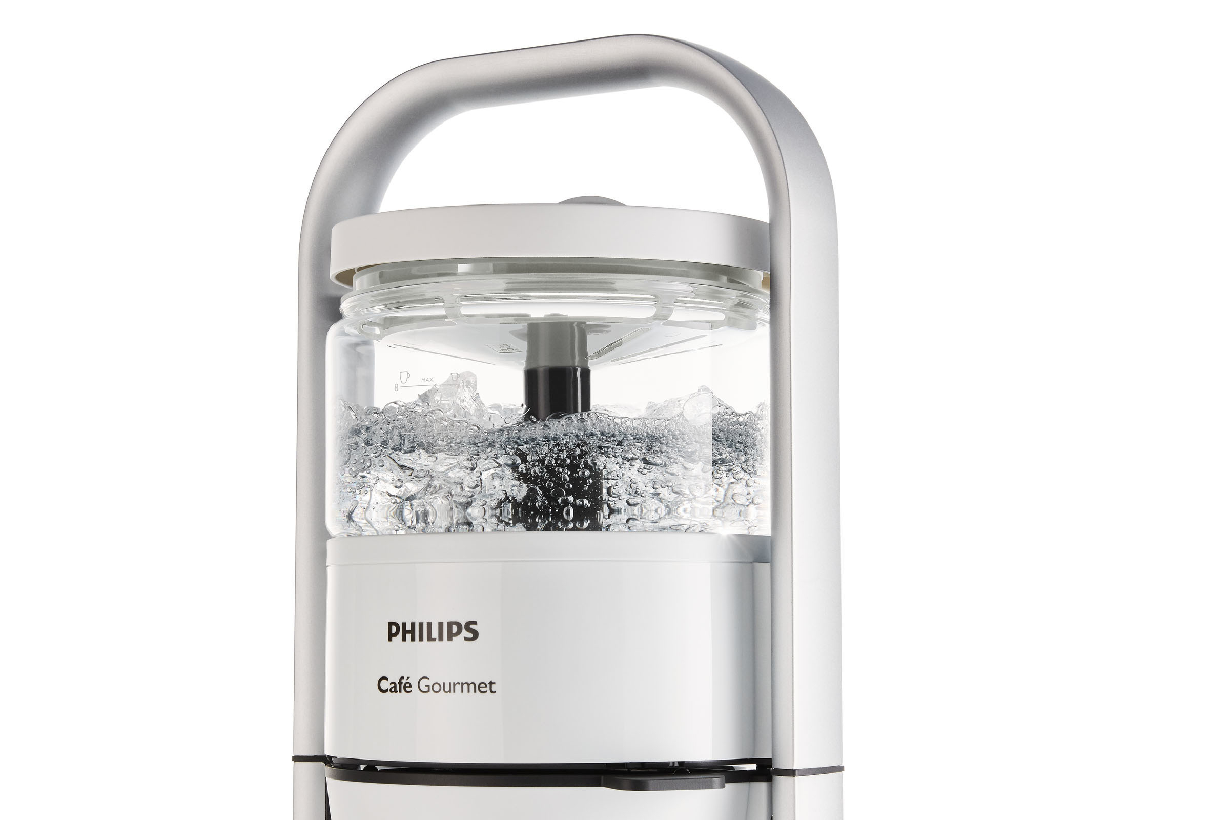 PHILIPS HD 5408/10 Cafe Gourmet Kaffeemaschine Weiß/Silber