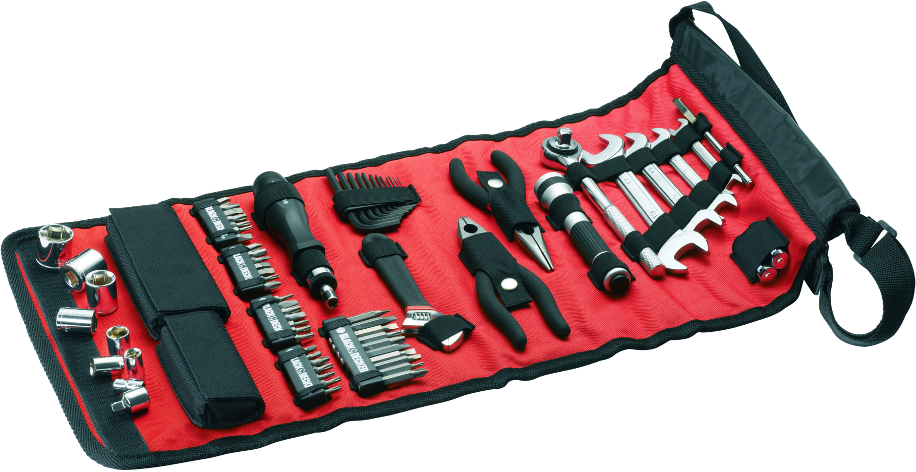 BLACK+DECKER A7144-XJ 71 darabos autókarbantartó készlet