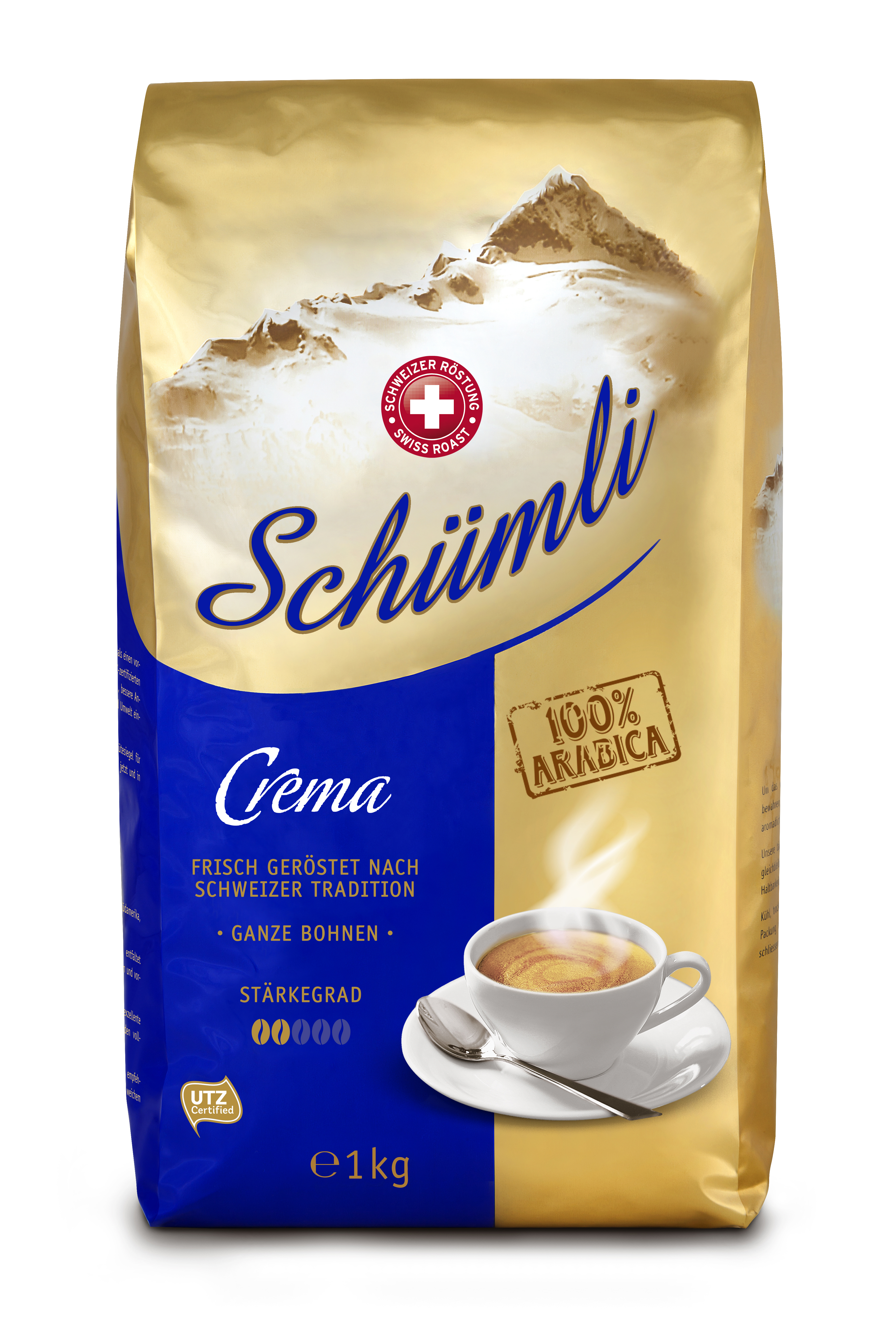SCHÜMLI Crema Kaffeebohnen (Kaffeevollautomaten)